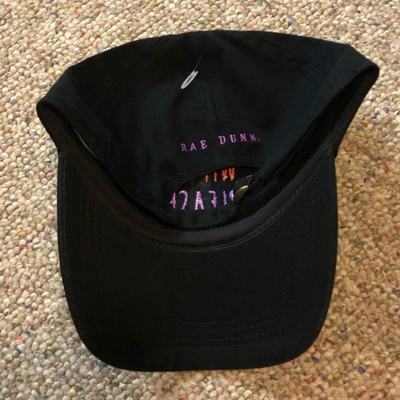 ๐ HP ๐ ๐ Rae Dunn WITCH PLEASE Baseball Hat Black - Picture 4 of 7